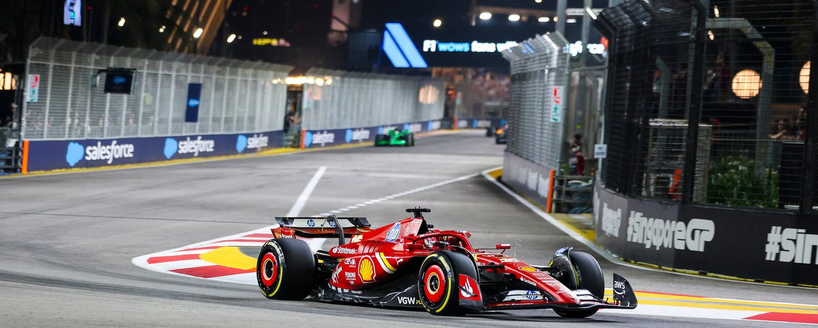 Norris domina a Singapore su Verstappen Ferrari fuori podio